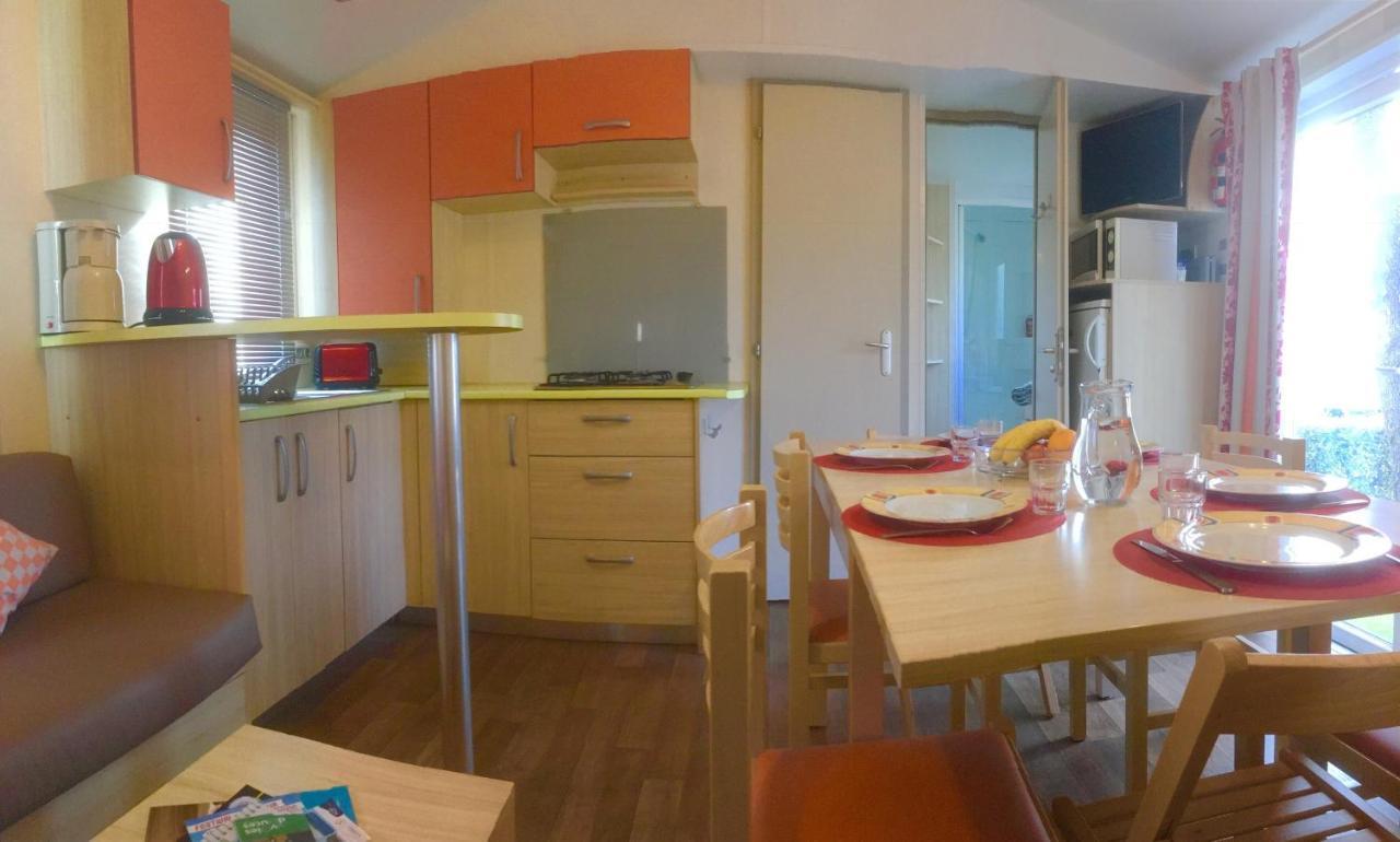 Mobilhome Climatise 3Ch 6P Dans Parc Des 7 Fonts 阿格德 外观 照片